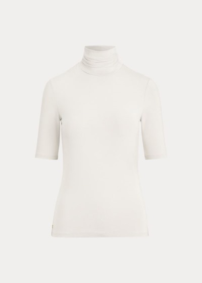 Top Ralph Lauren Jersey Turtleneck Mulher 38496-DZIJ